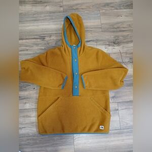 The North Face Mustard and Teal Raincoat